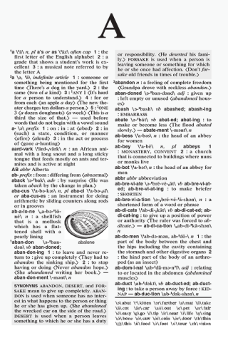 Merriam-Webster's Dictionary of Basic English