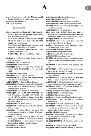 Merriam-Webster’s German - English Dictionary