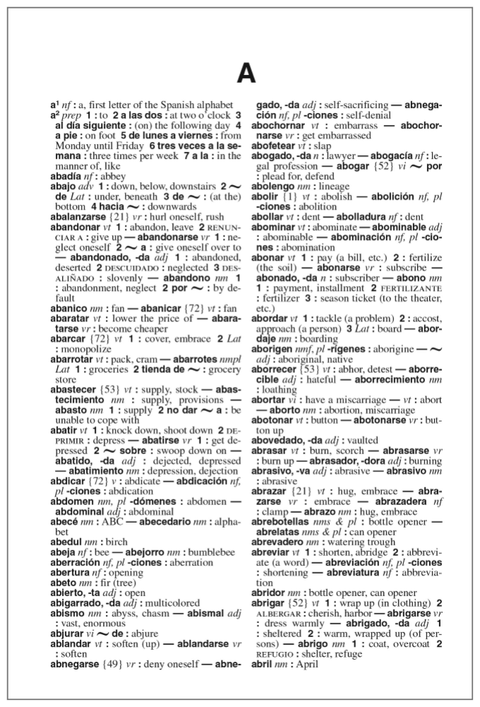 Webster's Spanish-English Dictionary for Students