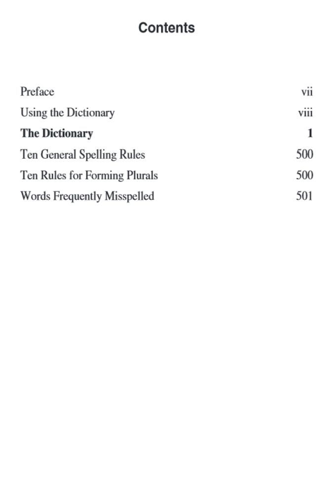 Webster's Dictionary for Students